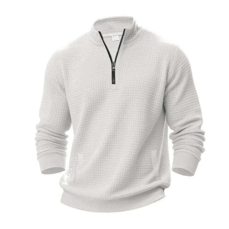 Men’s 2025 Half - Zip Jacquard Sweatshirt - TayronaX
