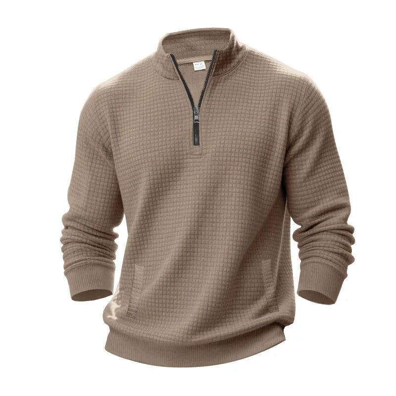 Men’s 2025 Half - Zip Jacquard Sweatshirt - TayronaX