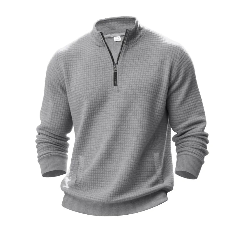 Men’s 2025 Half - Zip Jacquard Sweatshirt - TayronaX