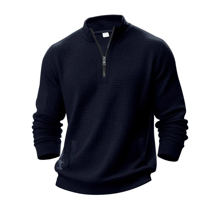 Men’s 2025 Half - Zip Jacquard Sweatshirt - TayronaX
