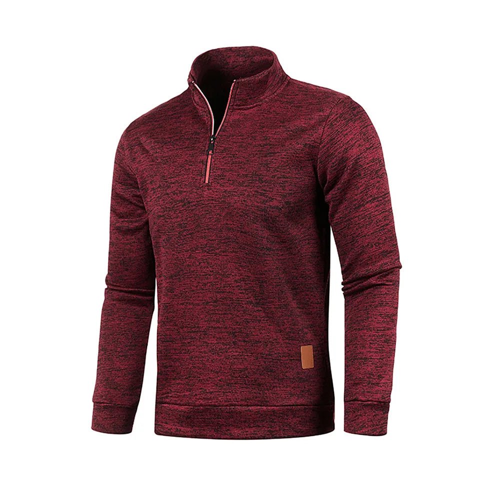 Men’s Half - Zip Turtleneck Sweatshirt - TayronaX