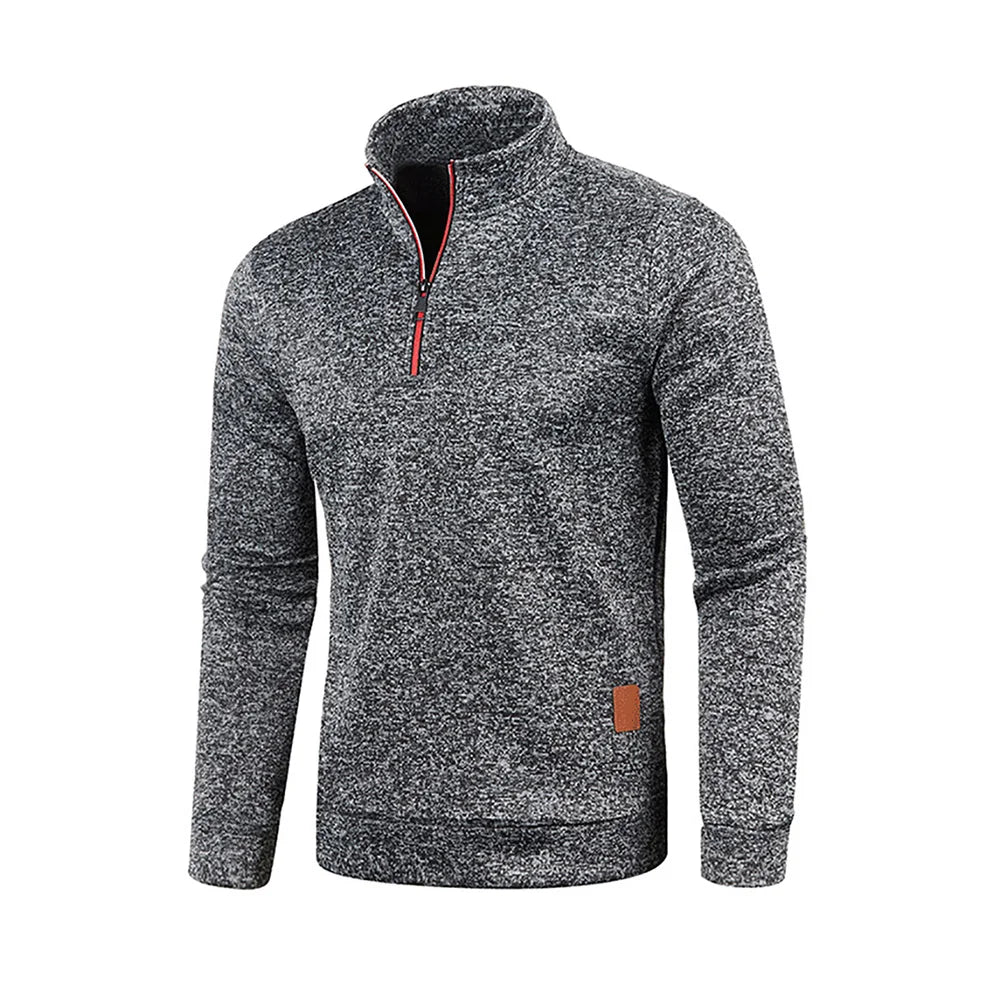 Men’s Half - Zip Turtleneck Sweatshirt - TayronaX