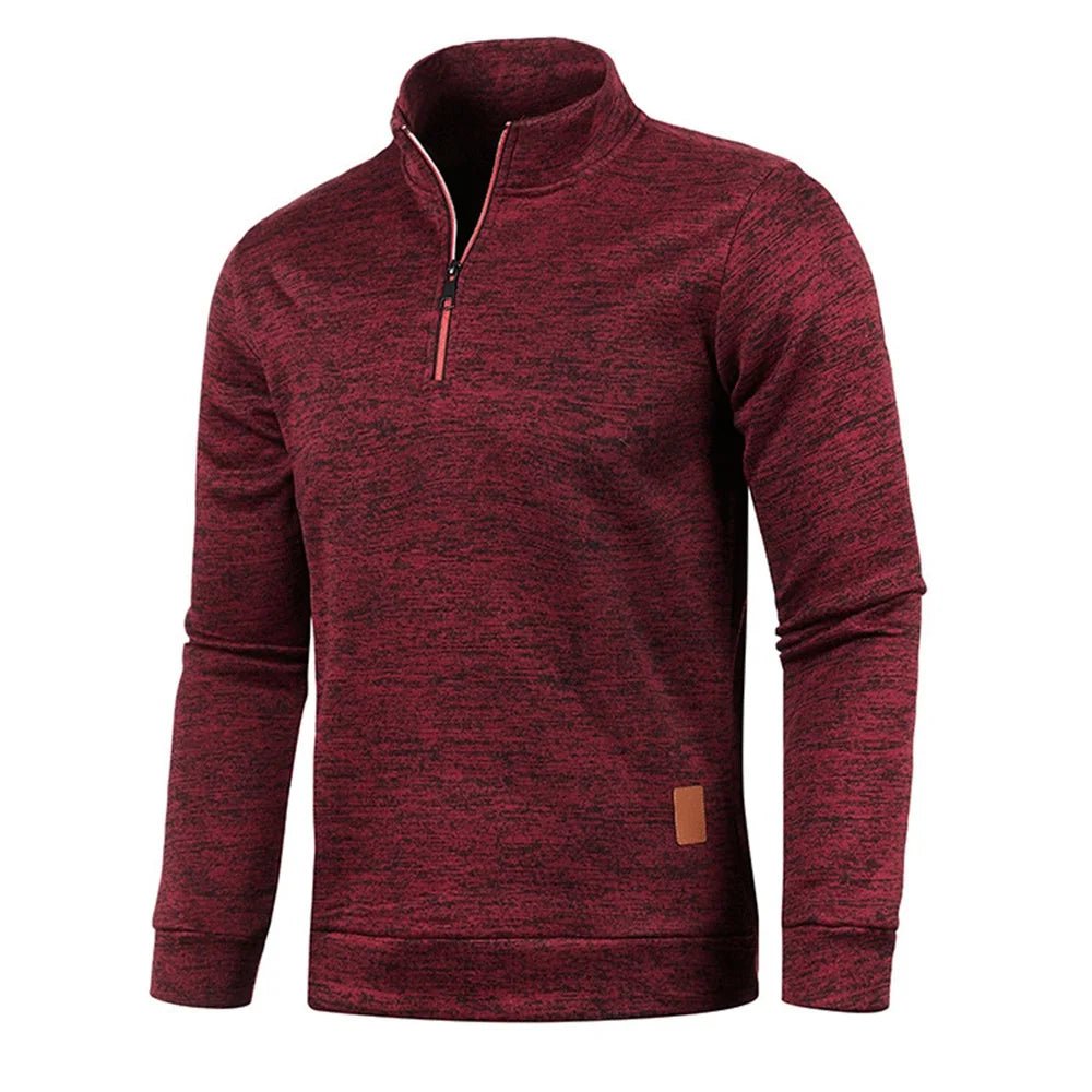 Men’s Half - Zip Turtleneck Sweatshirt - TayronaX