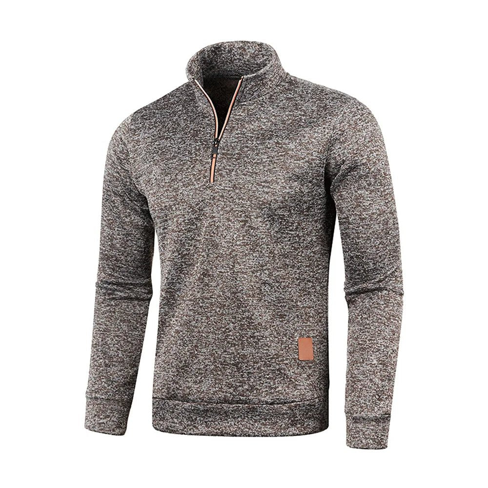 Men’s Half - Zip Turtleneck Sweatshirt - TayronaX