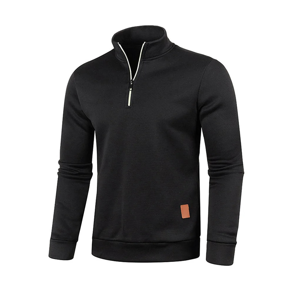 Men’s Half - Zip Turtleneck Sweatshirt - TayronaX