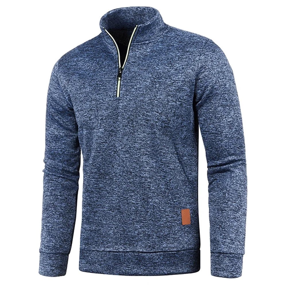 Men’s Half - Zip Turtleneck Sweatshirt - TayronaX
