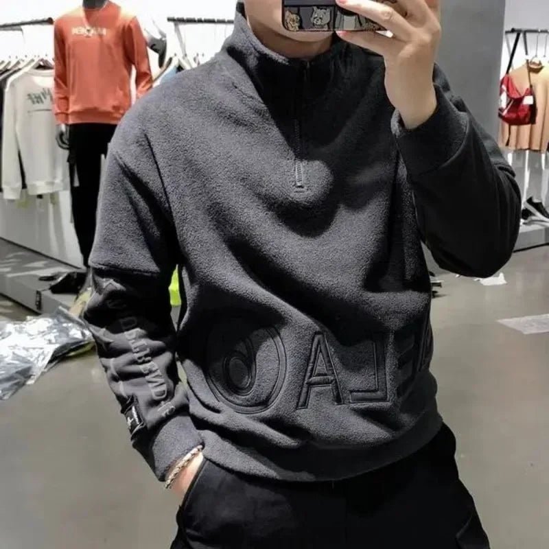 Men’s Half - Zip Vintage Pullover Y2K Vintage - TayronaX