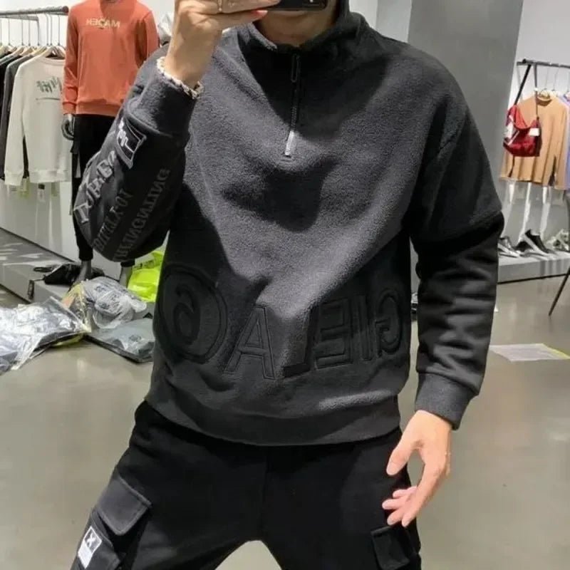 Men’s Half - Zip Vintage Pullover Y2K Vintage - TayronaX