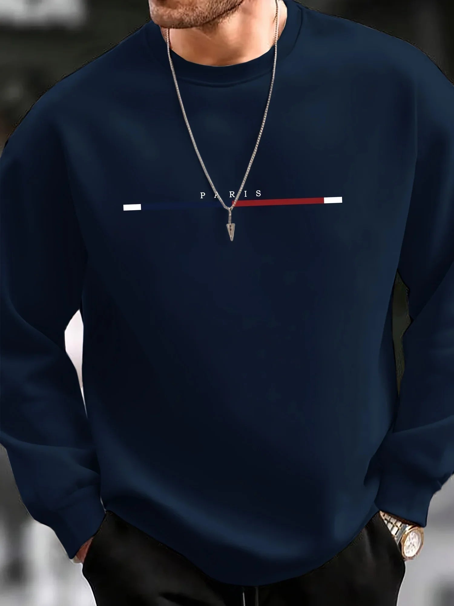 Men’s Oversized Patchwork Sweatshirt - TayronaX