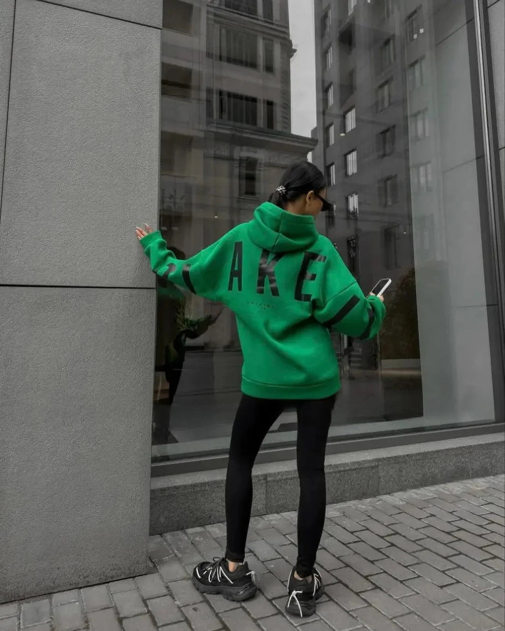 Women's Thickened Long Sleeve Hoodie – Cozy Winter Loose Fit Sweatshirt - TayronaX